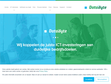 Tablet Screenshot of databyte.nl
